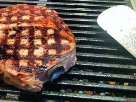 grill steak medium