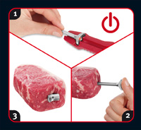 bedienung steakchamp | anwendung steakthermometer