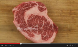 Wagyu grillen | steak auf grill | medium rare